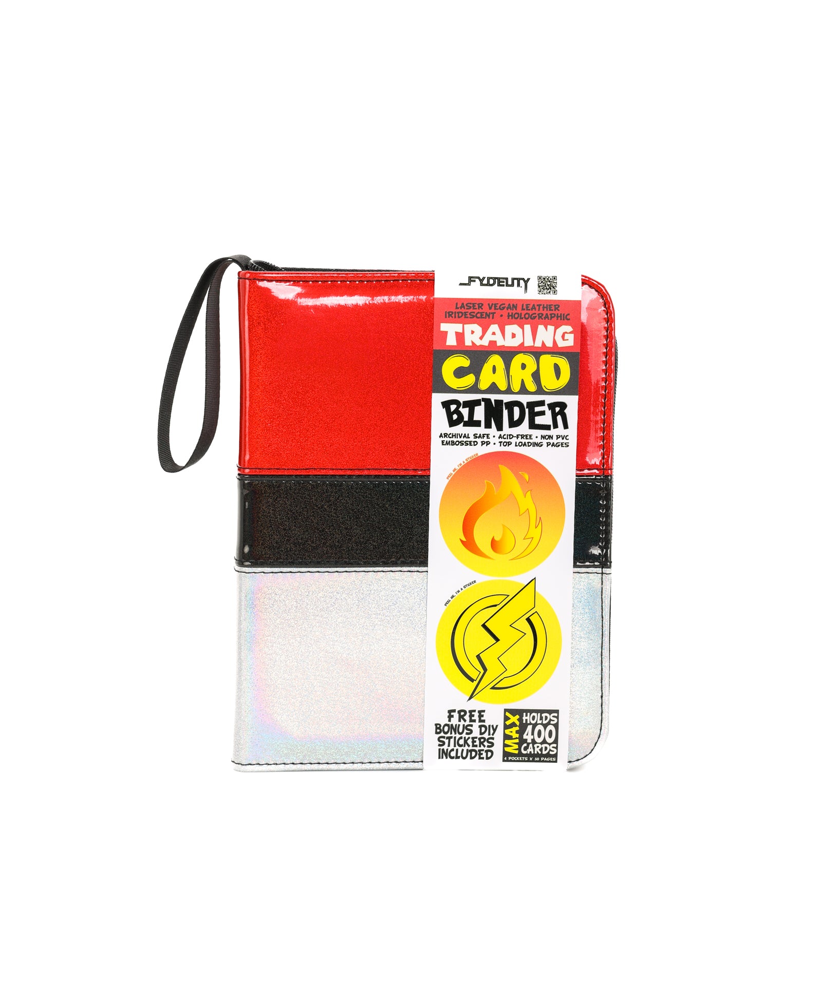 Trading Card Binder | Max (400pcs) | Belt Ball Laser Fydelity Trading Card Binder | Max (400pcs) | Belt Ball Laser Fydelity