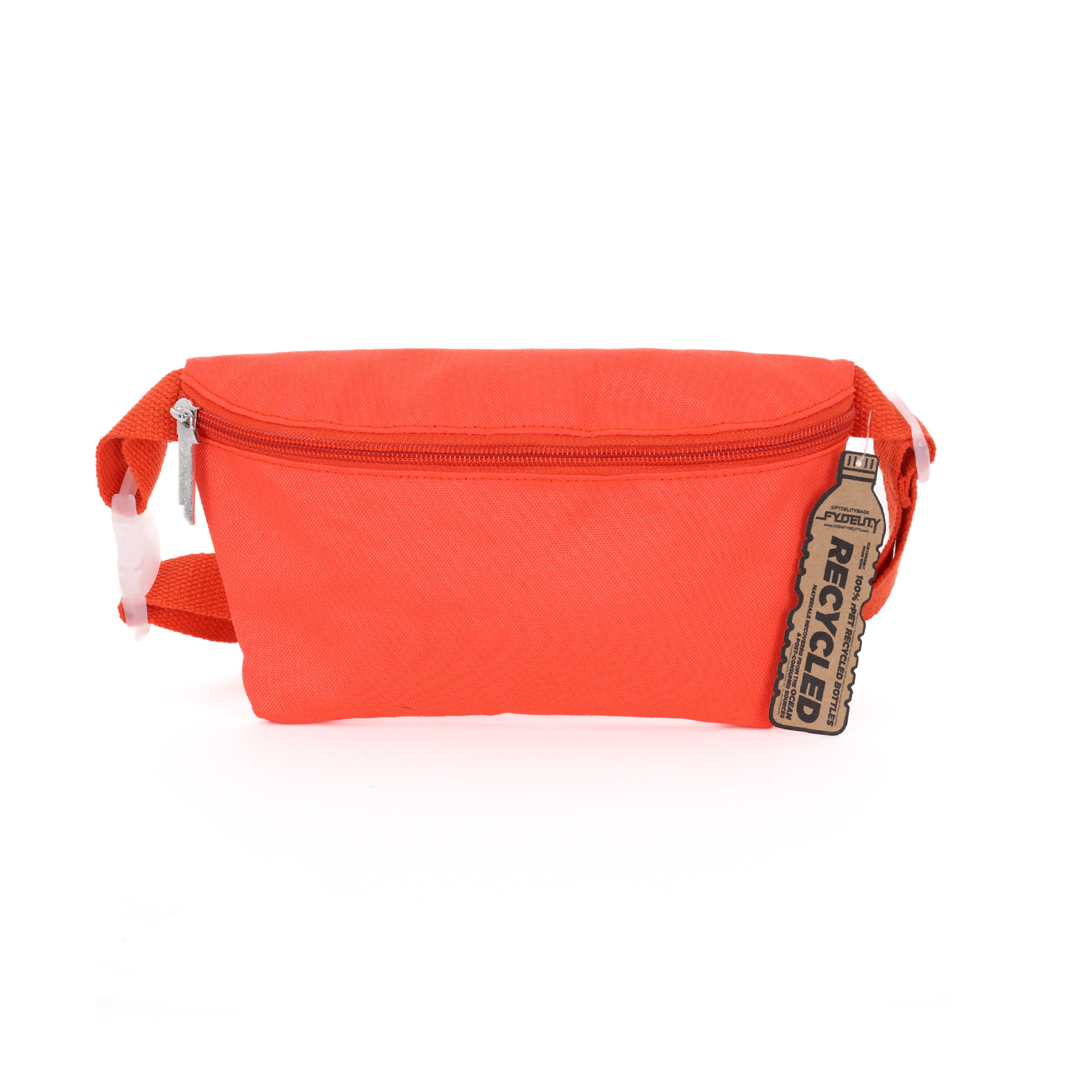 Fanny Pack Slim Recycled RPET Neon Red – Fydelity