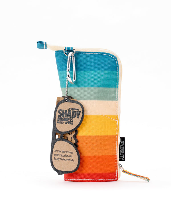 Slim Shady Sunnies Case | Recycled rPET | Retro Stripe