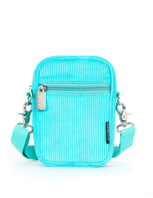 Mini Brick Bag| Corduroy Turquois