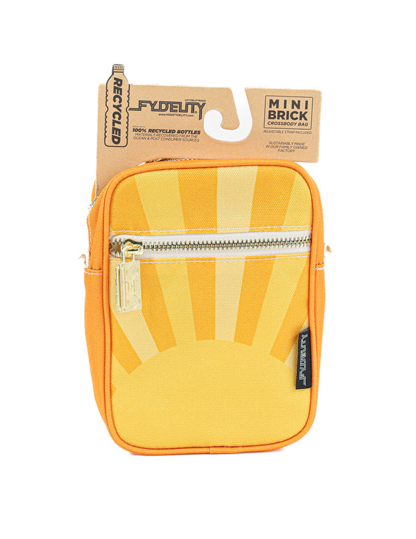 Brick Bag | Mini Crossbody | Recycled RPET | Retro Sun