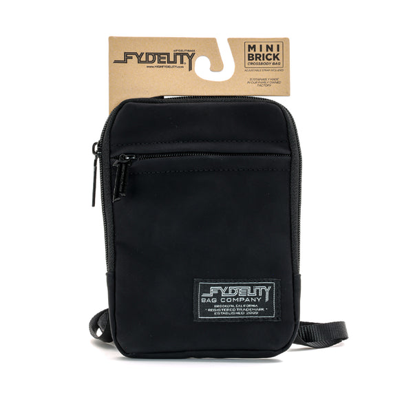 Slim Shady Passport Travel Crossbody | Vegan Black