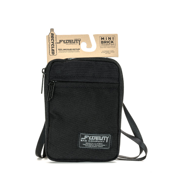 Slim Shady Passport Travel Crossbody | Recycled RPET | Black