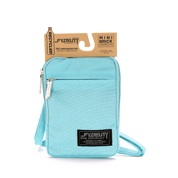 Slim Shady Passport Travel Crossbody | Recycled RPET | Blue