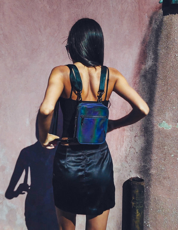 Sidekick | Crossbody Sling Bag | REFLECTIVE Rainbow
