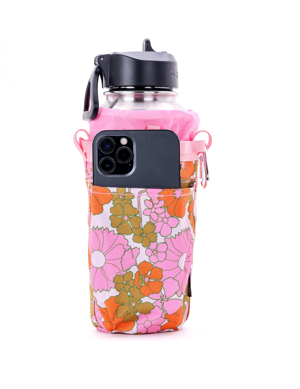 Hydro Hippo | Recycled rPET | Retro Floral Pink Red