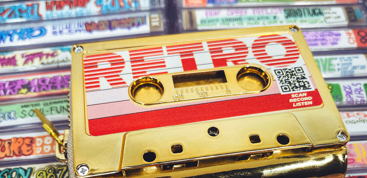 FYDELITY Scanalog Retro Cassette Mixtape Wallet