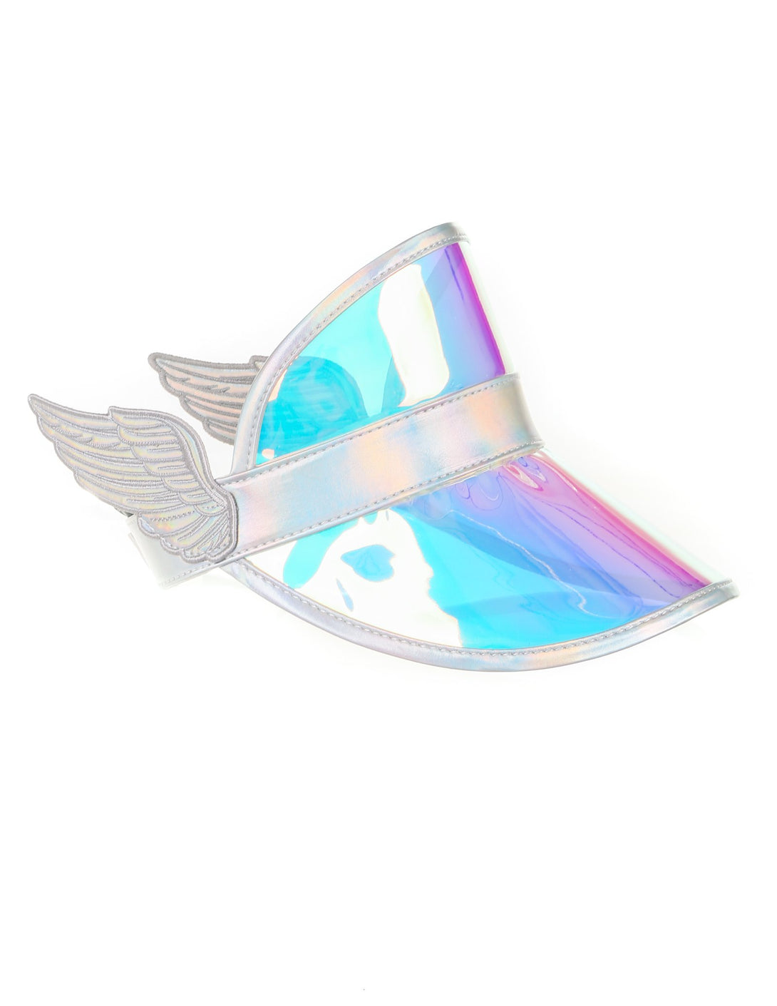 20307: retroElectric VISOR |Roller Skating, Music Festival |WINGS Metallic LASER