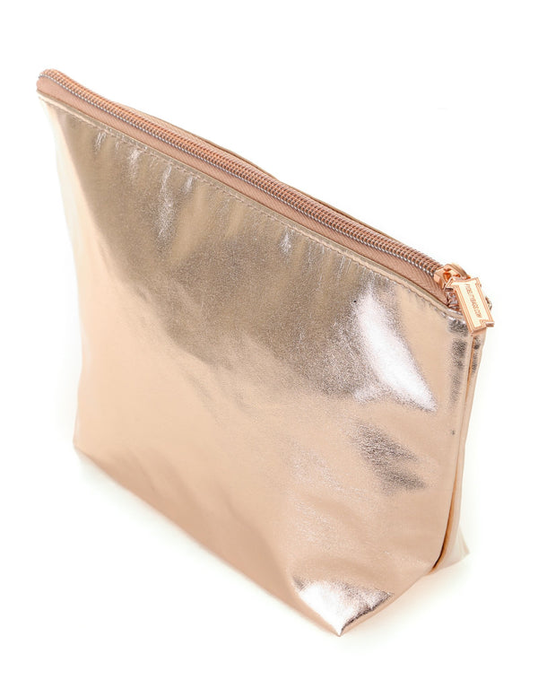 83505: Zip Pouch: METALLIC Rose Gold