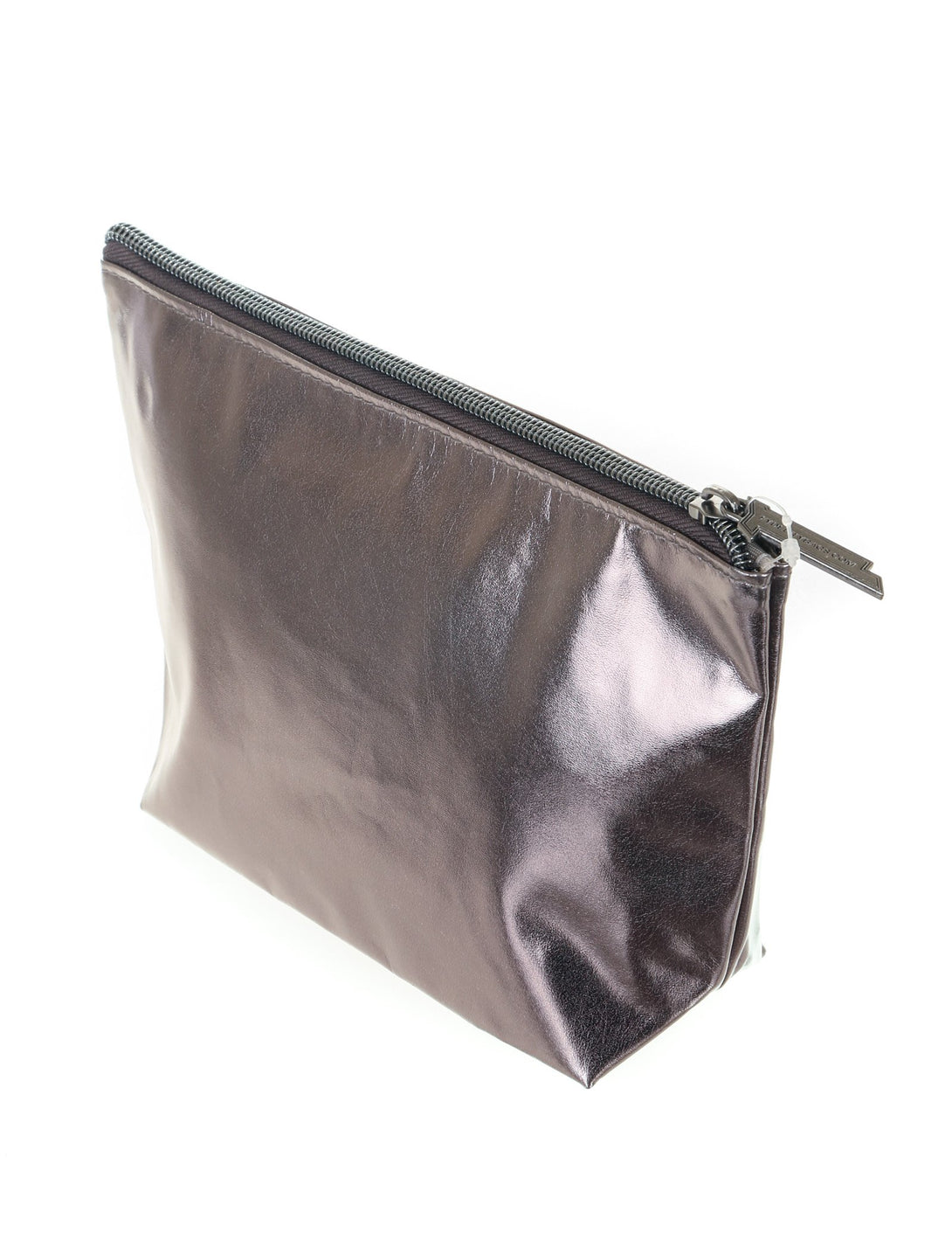 83506: Zip Pouch: METALLIC Pewter