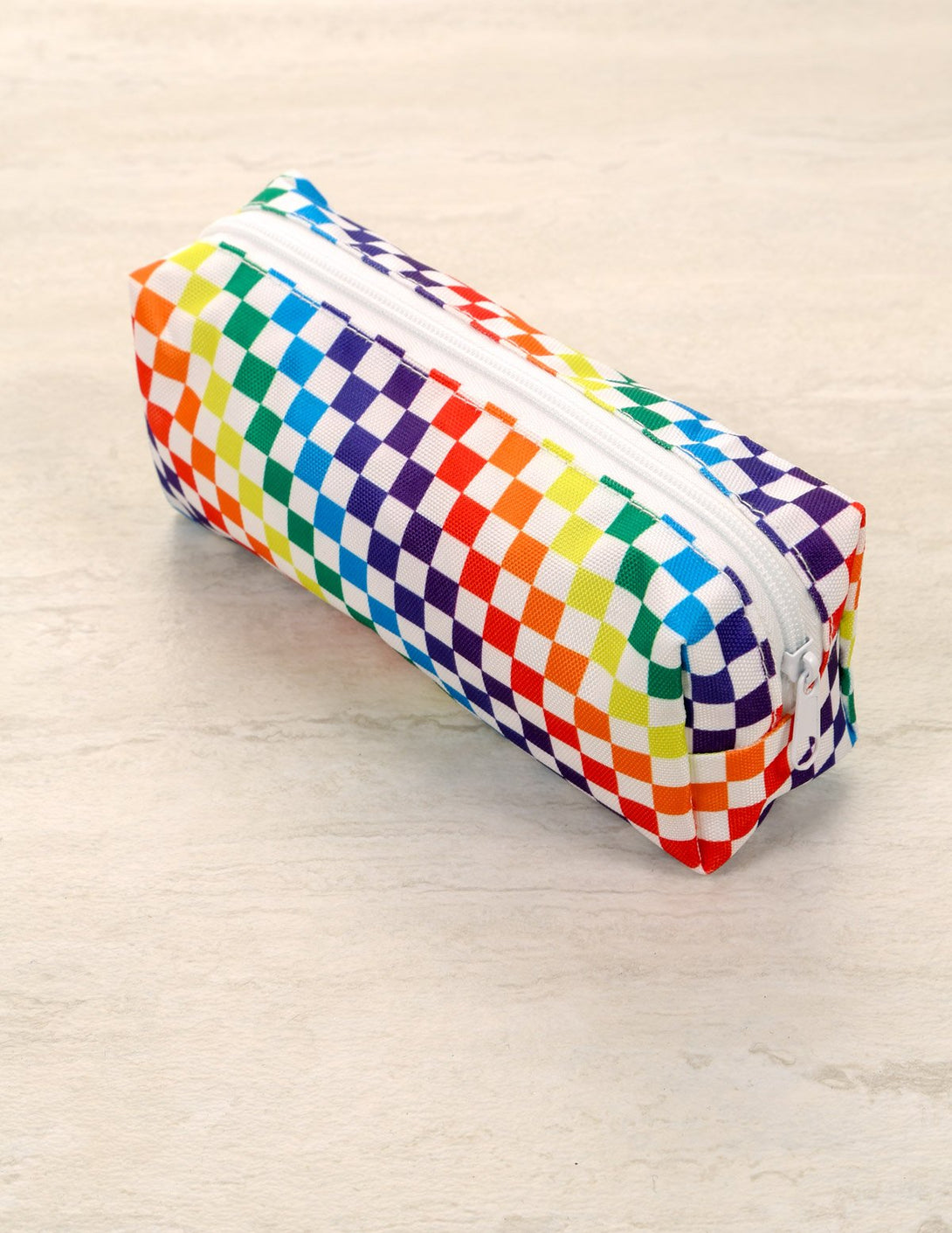 83654: Pencil Pouch: PRIDE INDY Check Rainbow