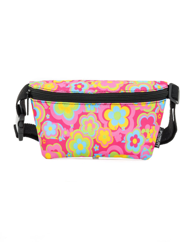 83837: Fanny Pack |Ultra-Slim Skinny Low-Profile Belt Bum Bag | Electric Dazey