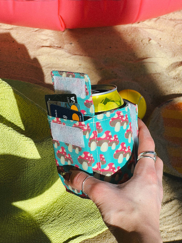 Külwap Can Cooler Wrap Wallet  | Recycled rPET | Mushroom Twins
