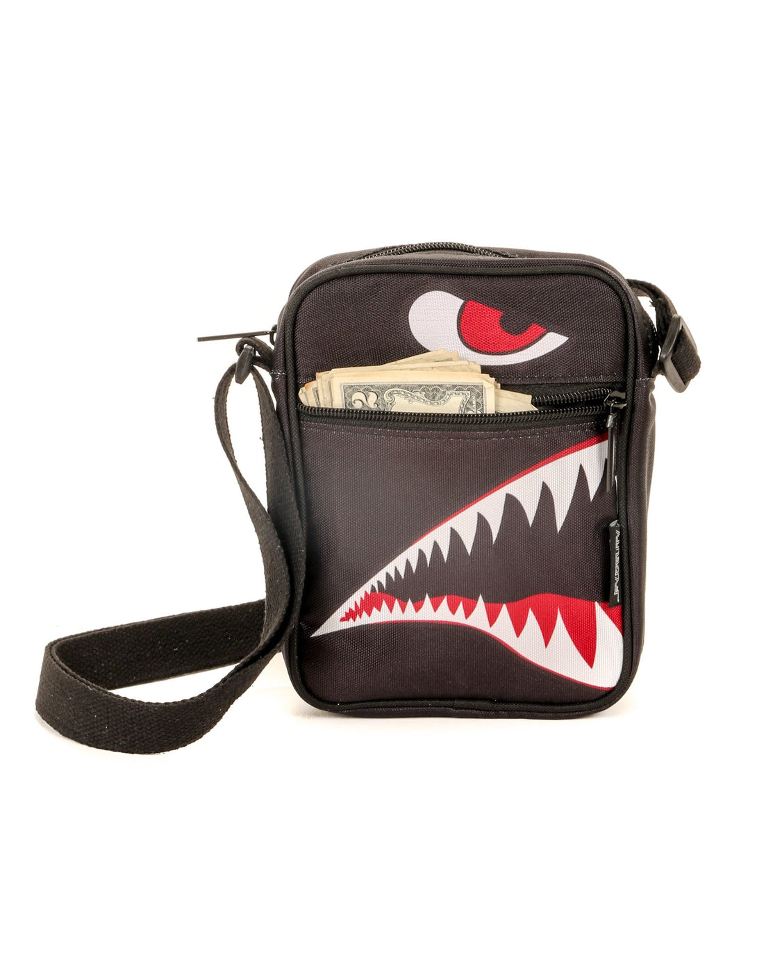 88361: Brick Bag |Festival Crossbody Sidekick Sling |FLYING TIGER Black