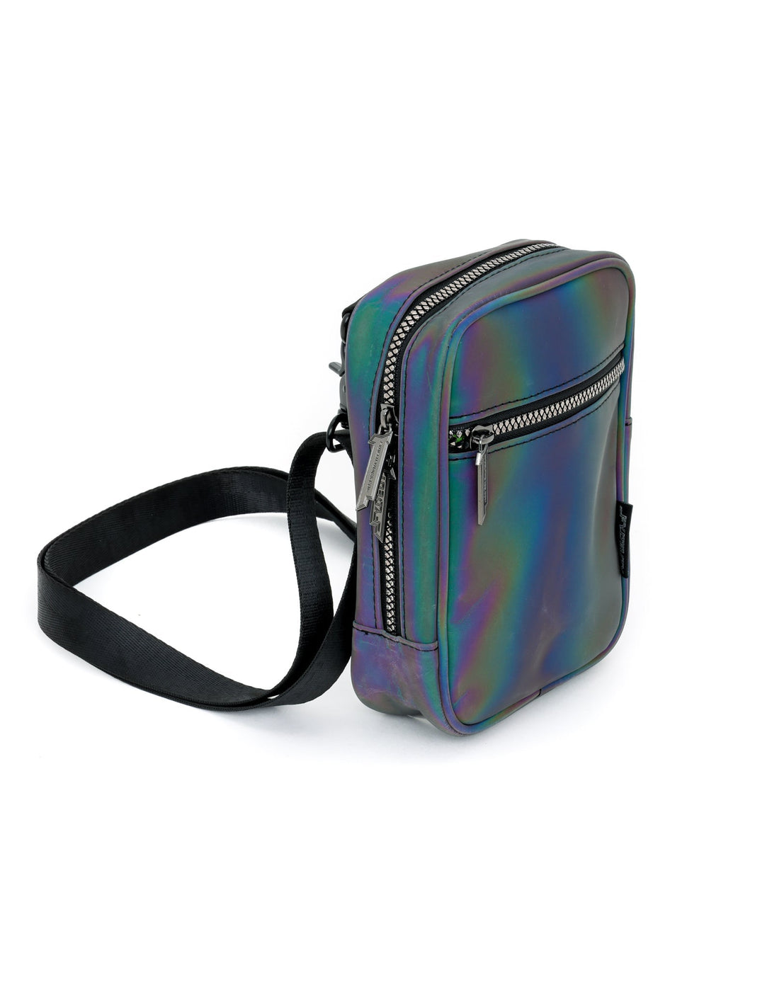 88841: Sidekick |Festival Crossbody Sling Bag | REFLECTIVE Rainbow