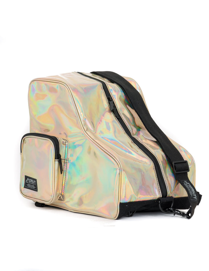 98152: Freewheelin' Roller Skate Bag Pack- Laser Rose Gold