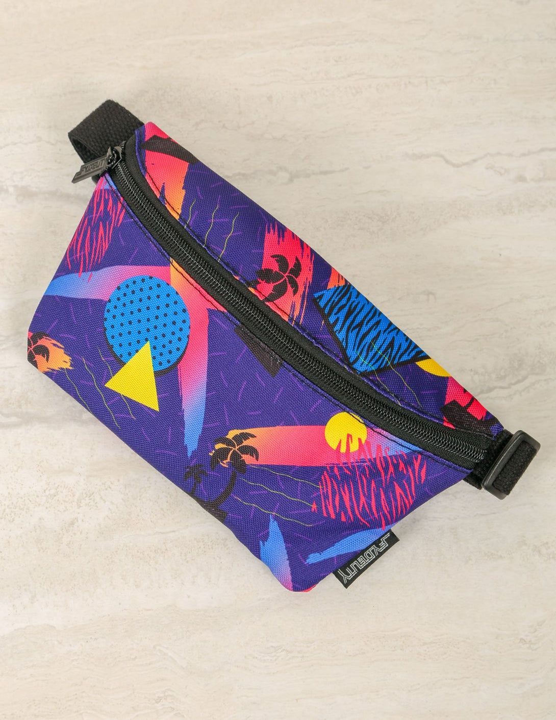 82913: Fanny Pack |Ultra-Slim Skinny Low-Profile Belt Bum Bag |80's Pacific Ocean